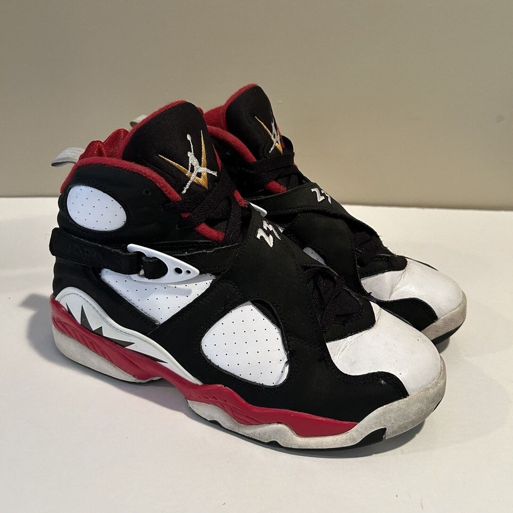 Nike Air Jordan 8 Retro (GS) Paprika Black White DO8731-601 Size 6Y